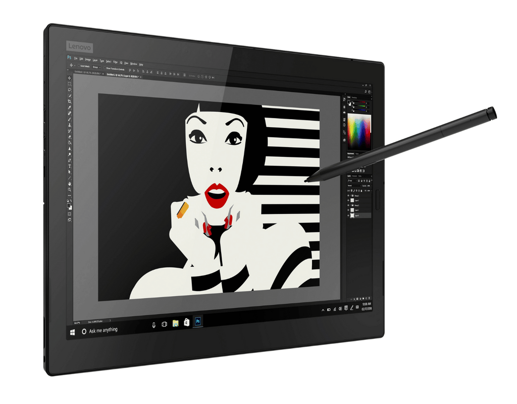 Lenovo ThinkPad X1 Surfplatta Gen 3 13 Zoll Pekskärm Intel Core i5 256 GB SSD 8 GB Windows 10 Pro inkl. tangentbord