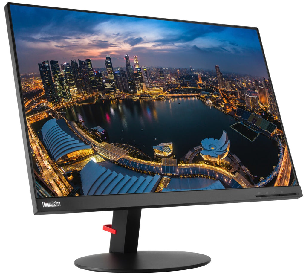Lenovo ThinkVision T24d-10 svart 24-tums WUXGA 1920x1200 HDMI DisplayPort VGA Höjdjusterbar - Ny