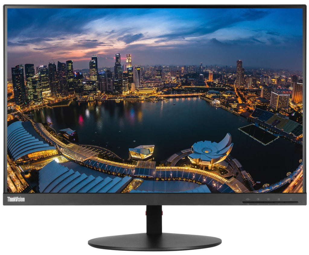 Lenovo ThinkVision T24d-10 svart 24-tums WUXGA 1920x1200 HDMI DisplayPort VGA Höjdjusterbar - Ny