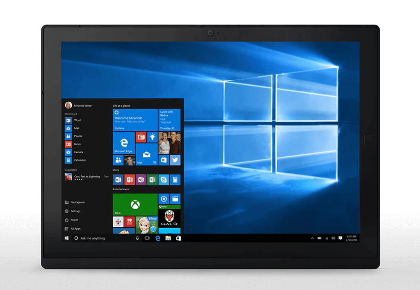 Lenovo ThinkPad X1 Tablet (2. Gen) 12 Zoll Touch Display Intel Core i5 256GB SSD 8GB Windows 10 LTE inkl. Tastatur refurbished