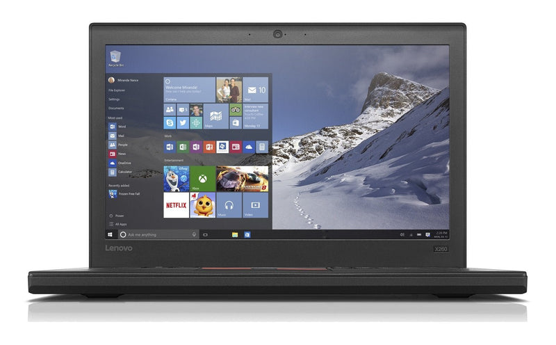 Lenovo ThinkPad X260 12,5 Zoll HD Intel Core i5 256GB SSD 8GB Windows 10 Home Webcam refurbished