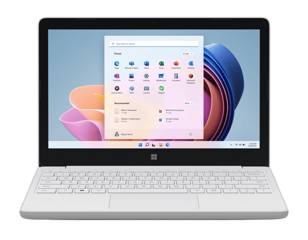 Microsoft Surface Laptop SE 11, 6 pouces HD Intel Celeron 128 Go SSD 8 Go Windows 11 SE Webcam