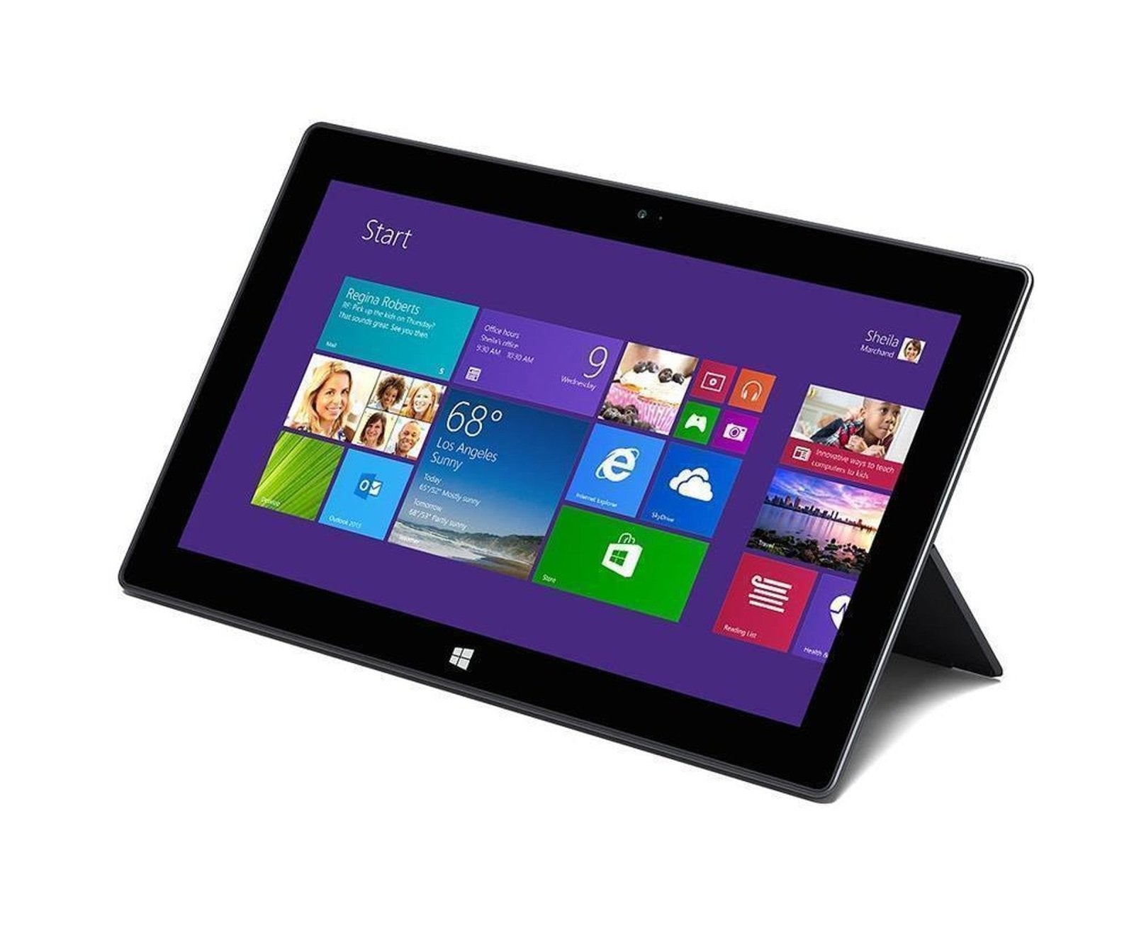 Microsoft Surface Pro 2 Tablet 10,6 Zoll Touch Display Intel Core i5 128GB SSD 4GB Win 10 Pro MAR refurbished
