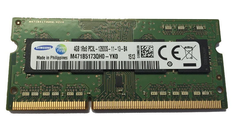 Samsung 4 GB SO DIMM DDR3 1600 MHz PC3 12800 RAM