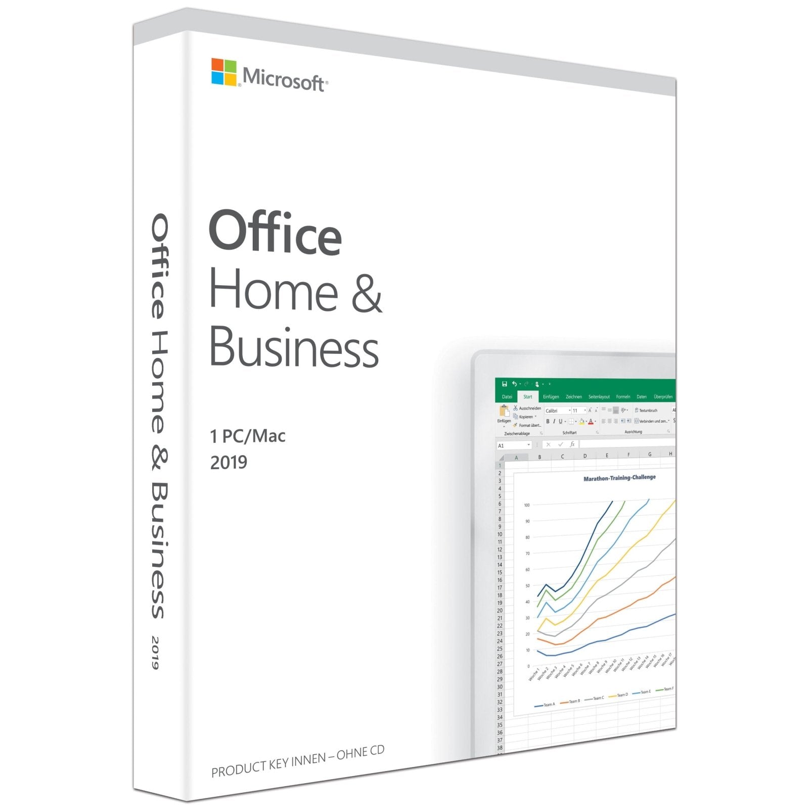 Microsoft Office Home & Business 2019 - 1 Nutzer refurbished