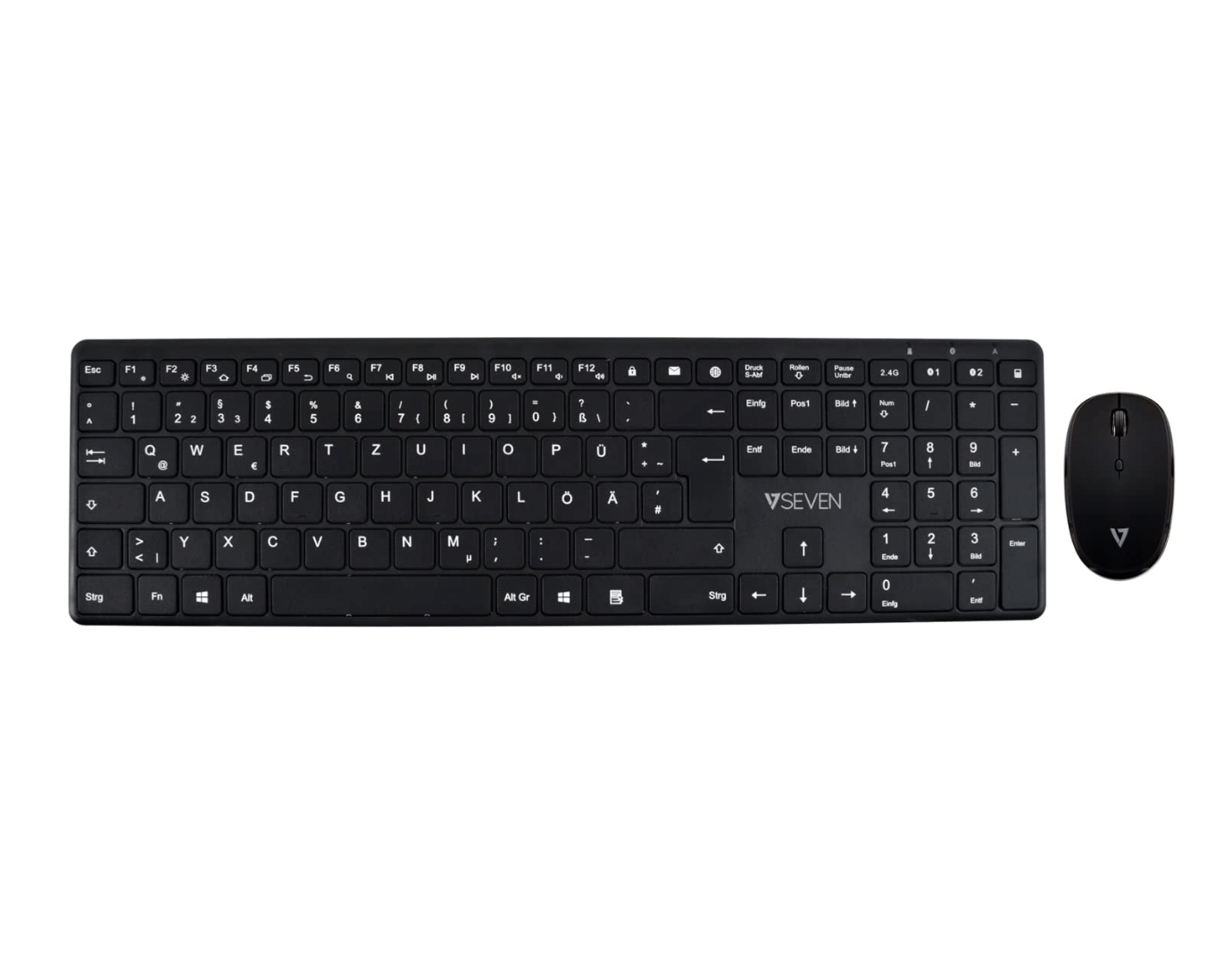 V7 Slim Funk Tastatur Maus Set