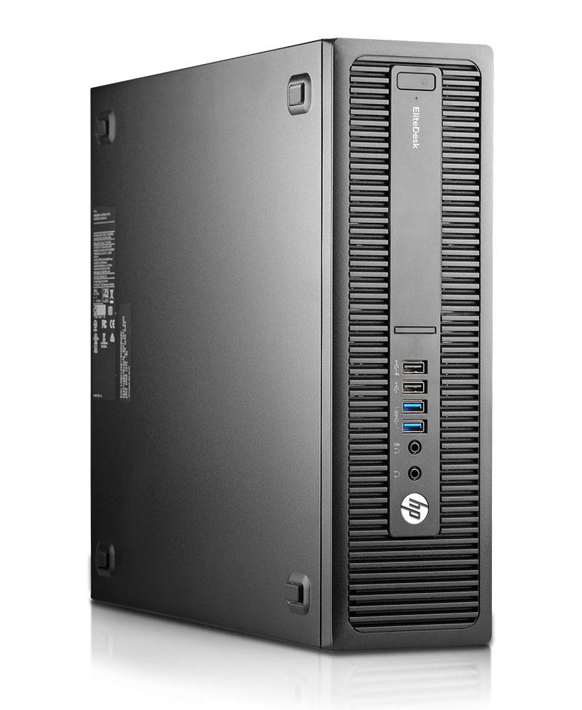 HP EliteDesk 800 G2 SFF Intel Quad Core i5 256GB SSD + 500GB HDD 8GB Windows 10 Pro MAR