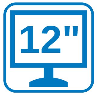 Display 12,5 Zoll HD LED TFT, Auflösung 1366 × 768 Pixel, 16:9, Anti-Glare (matt)