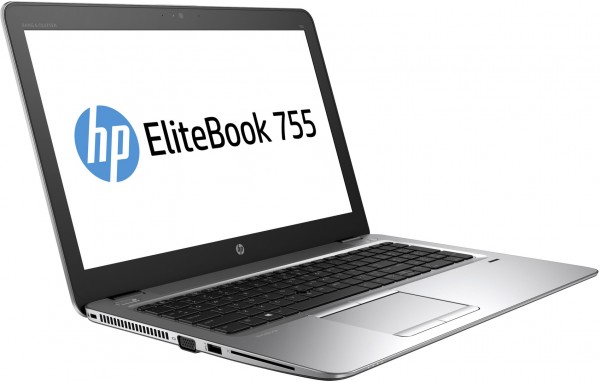 HP EliteBook 755 G4 15,6 Zoll 1920x1080 Full HD AMD Pro A10 256GB SSD 8GB Windows 10 Pro MAR Webcam Tastaturbeleuchtung