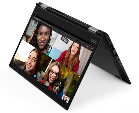 Lenovo-ThinkPad-X390-Yoga-umgeklappt mit touch