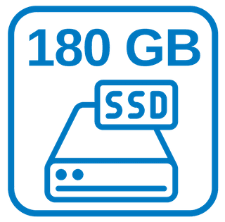 Große Schnelle Festplatte 180 GB SSD + 1 TB HDD
