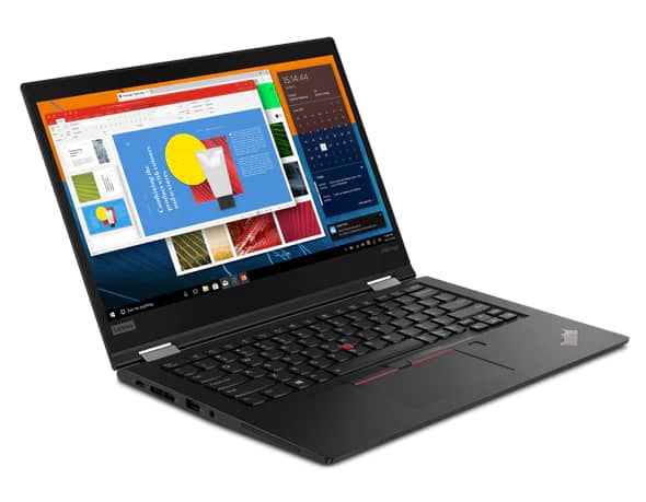 Lenovo-ThinkPad-X390-Yoga-seitliche ansicht mit grafik