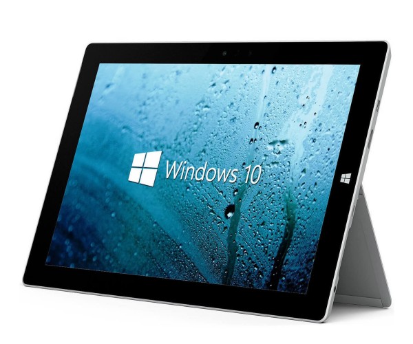 Microsoft Surface Pro 3 Tablet 12 Zoll Touch Display Intel Core i5 256GB SSD 8GB Windows 10 Pro inkl. Type Cover Schwarz